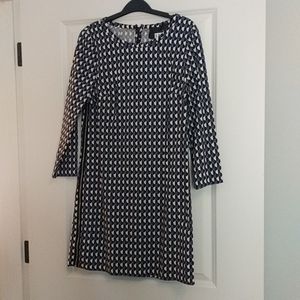 JCrew purple multi dress